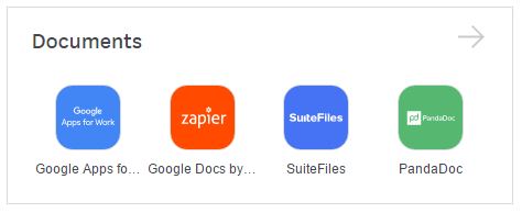 Under the 'App function' view, you'll see the top four most connected apps